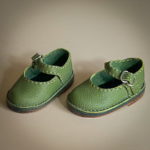 Туфли  с ремешком, декоративная прострочка, для Paola Reina, натуральная кожа